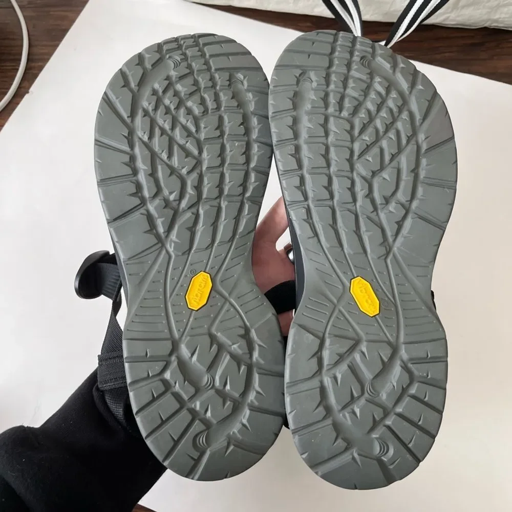 Chaco Updraft Bulloo Men’s Hiking Outdoor Adjustable Strap Sandals Black Size 12